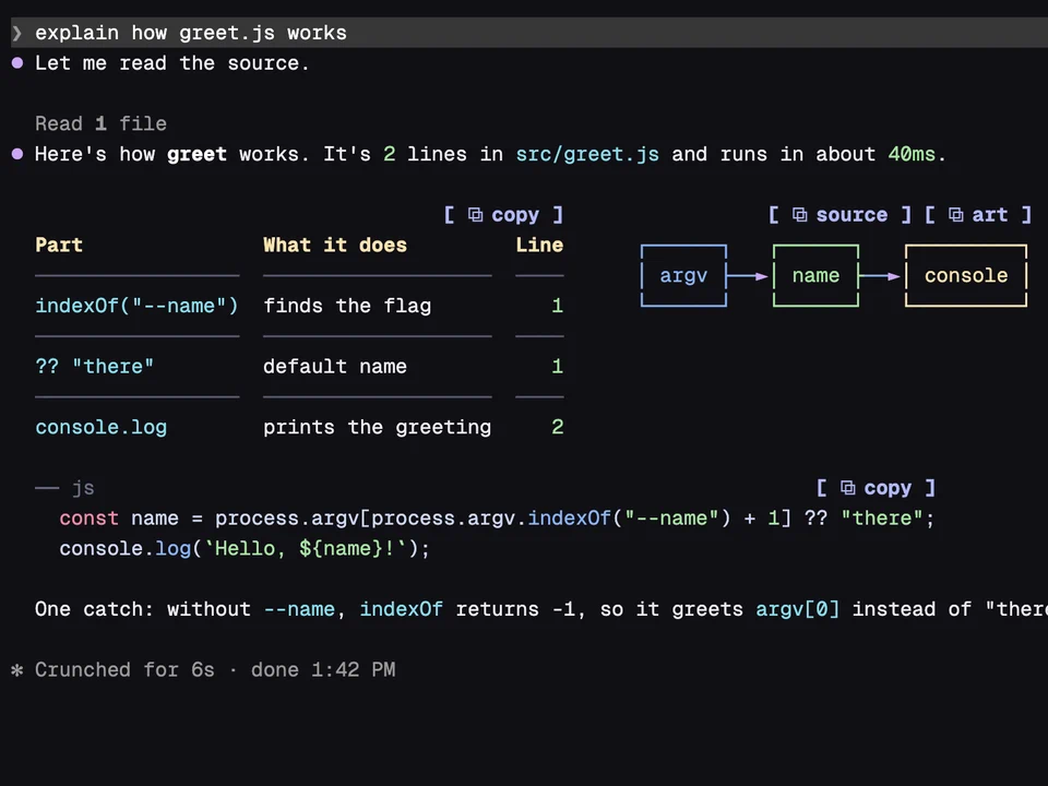 Prismantis running in Claude Code